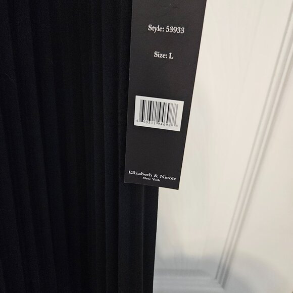 Elizabeth & Nicole New York Black Dress Size Large - Picture 5 of 9